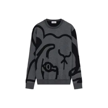 KENZO Sweaters Men Coal Black