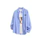 Light Blue Stripe (Comes with White T-Shirt)