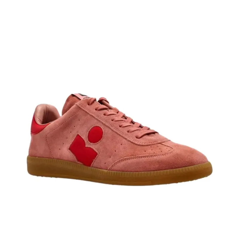 ISABEL MARANT Bryce Low Top Skateboard Shoes Women's Pink-2