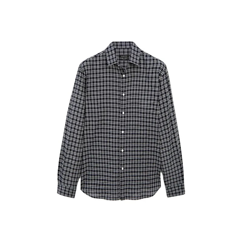 Massimo Dutti Shirt Men's Marine Blue-0
