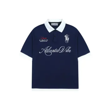 HARSH AND CRUEL Polo Shirt Unisex Navy Blue