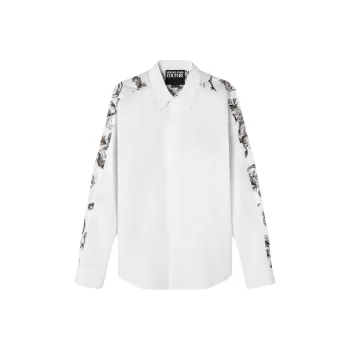 VERSACE JEANS COUTURE Baroque detailing Long sleeve Shirt