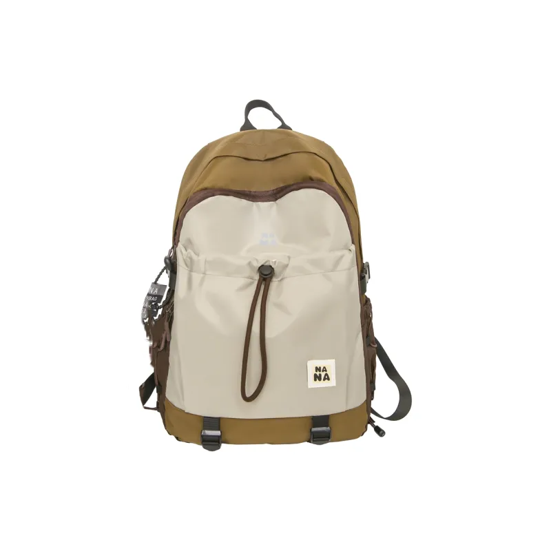 Single Warehouse Nylon Backpack Unisex Black/Fruit Green/Brown/Blue/Orange-8