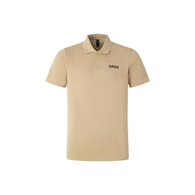Adidas Polo Shirt Men's Grassland Brown-0