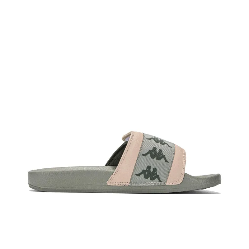 Kappa Slip Resistant Slide Slippers Unisex Green Umber-1