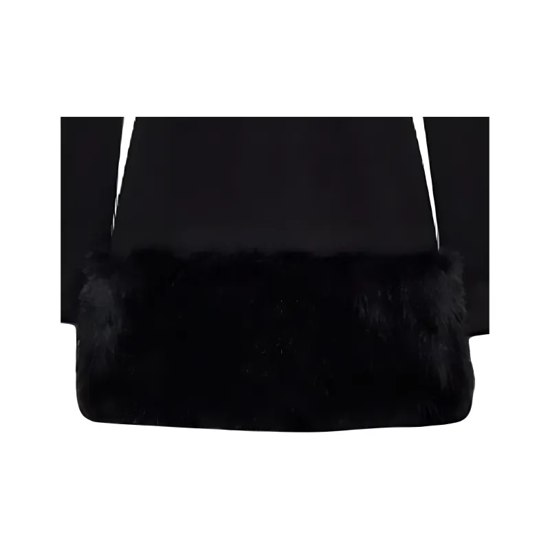 PRADA Long Sleeved Stretched Jersey Dress-5