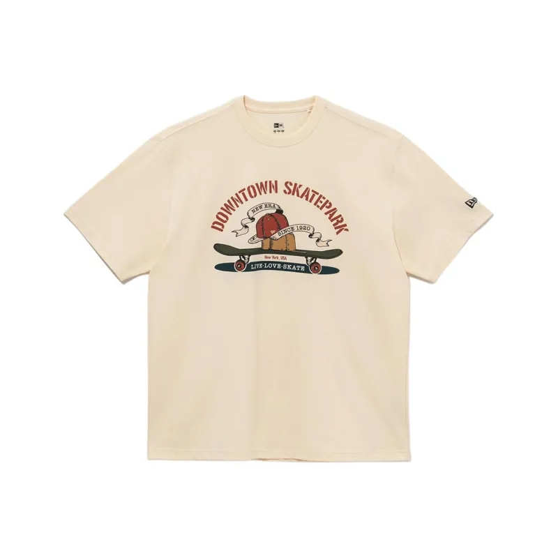 New Era T Shirts Unisex Ivory-0