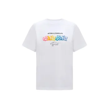 TSMLXLT T Shirt Men's Raw White
