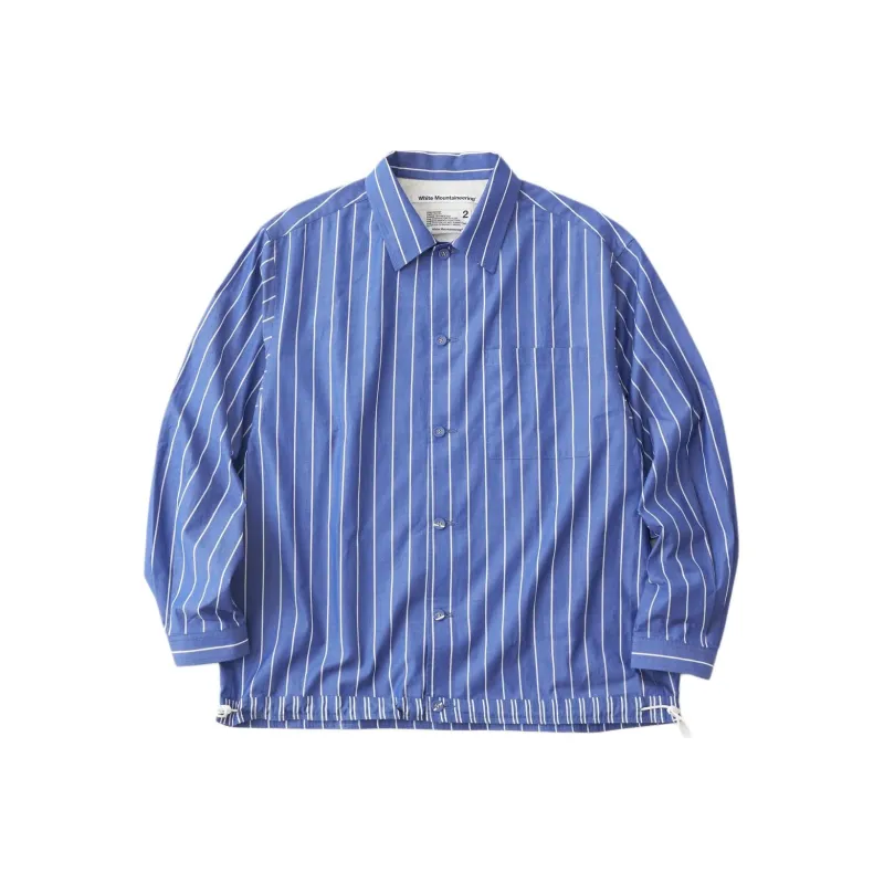 White Mountaineering Shirt Men's Blue-0