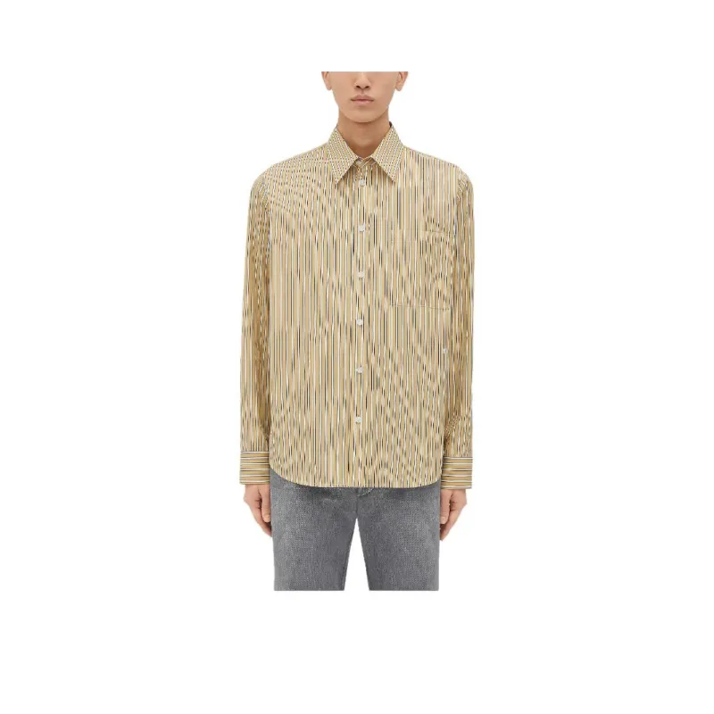 Bottega Veneta Shirt Men's Coffee-0