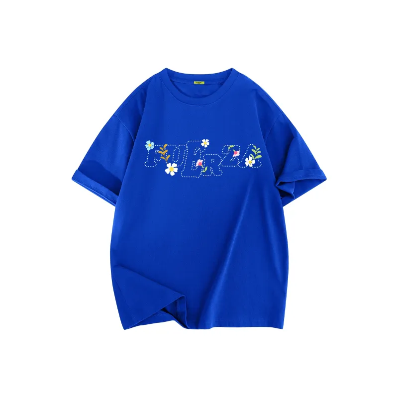 FUERZA T Shirt Unisex White With Embroidery-25