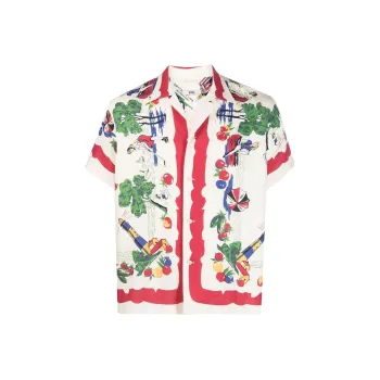 BODE Garden State Short Sleeve Shirt