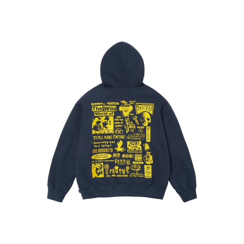 Supreme Wild Embroidered Hooded Sweatshirt-9