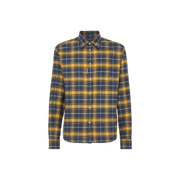DSQUARED 2 Canadian Check Flannel Regular Shirt
