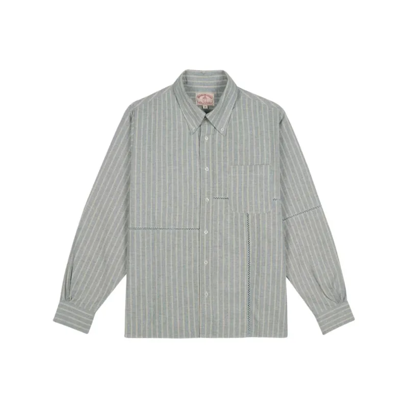 Brain Dead BROOKS BROTHERS Collaboration Shirts Unisex Green-0