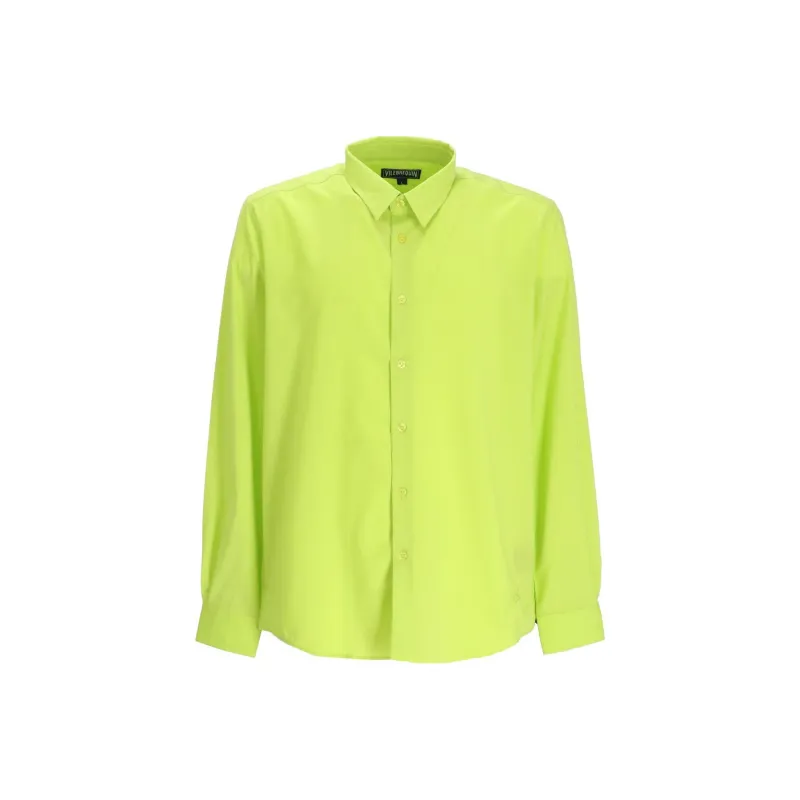 Vilebrequin Embroidered logo Wool Shirt-0