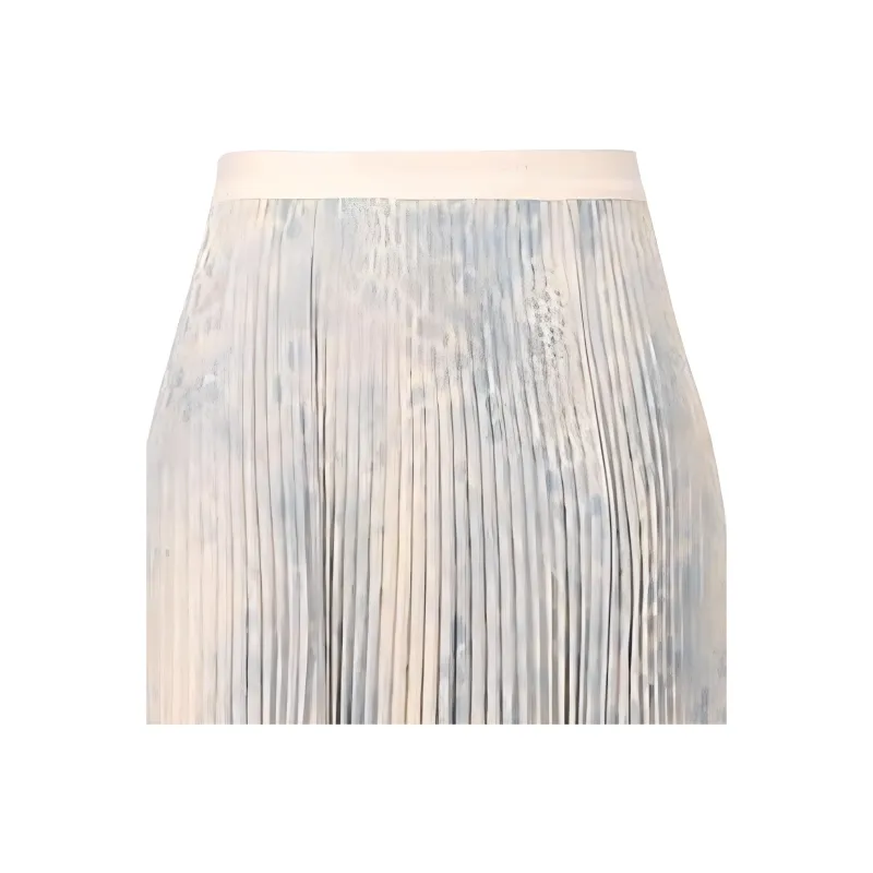 Balenciaga Lace trim Midi Skirt-3