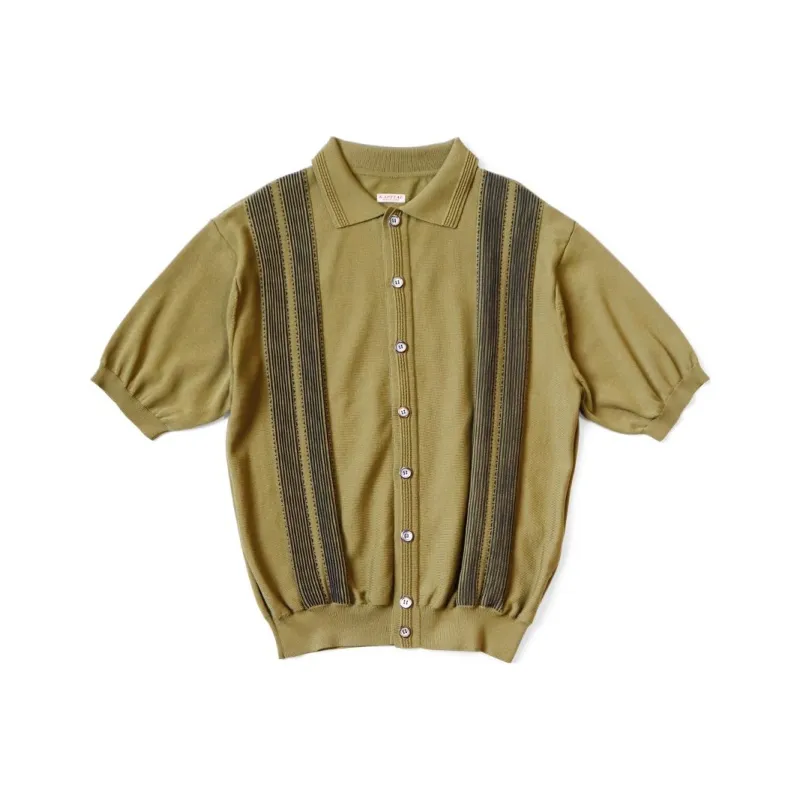 Kapital Oyster Aloha Polo Shirt-5