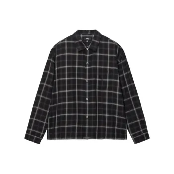 Stussy Shadow Plaid Rayon Shirt