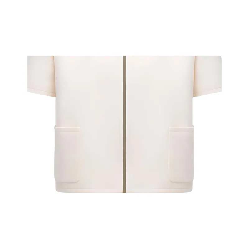 DIOR Embroidered Cropped Jacket Jackets & Coats Women's White-4