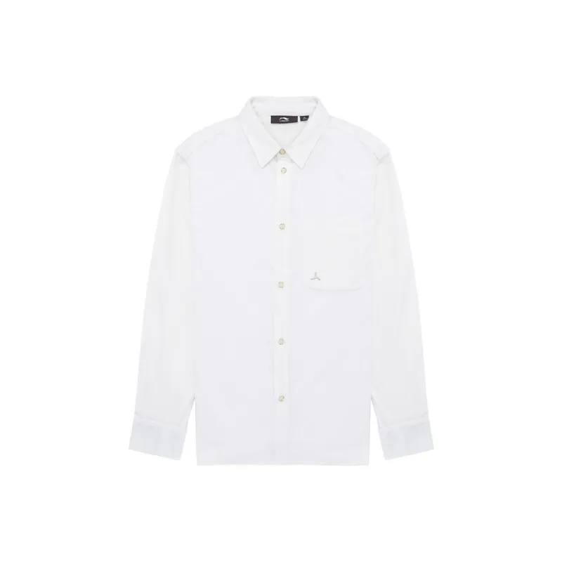 LI NING 1990 Classic Collection Shirt Men's Ivory-0