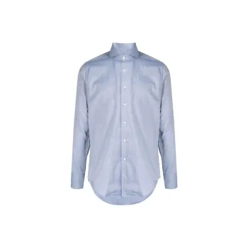 CANALI Cutaway-collar Cotton Shirt