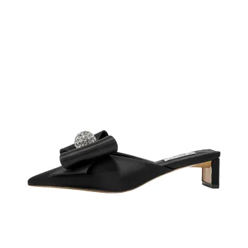 SHOESZOOO Closed Toe Slippers Women's Black