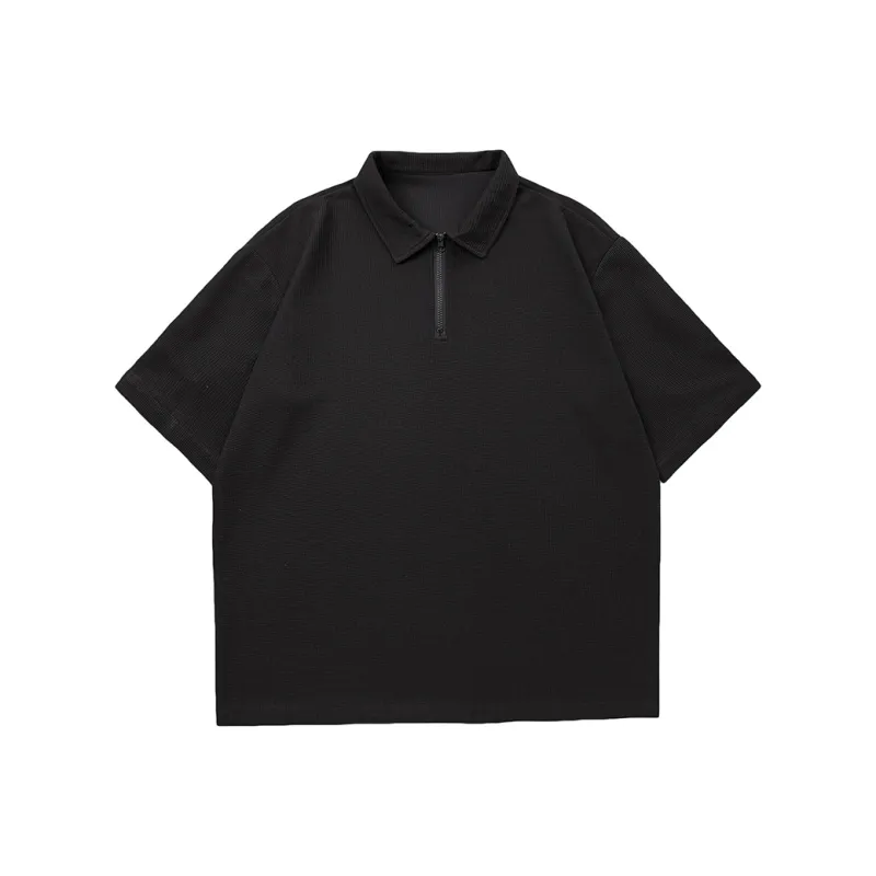 WARNING LIGHT Polo Shirt Unisex Black-0