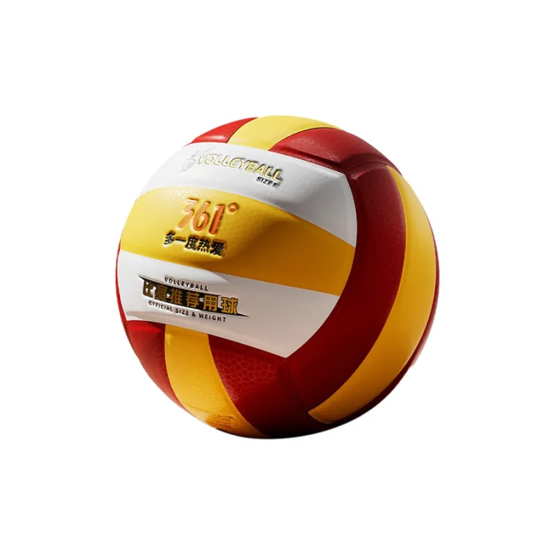 361° PU, Nylon, Rubber Size 5 Ball Volleyball Unisex Yellow Red White-3