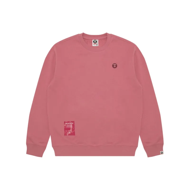 Aape Logo patch Crew neck Sweatshirt-6