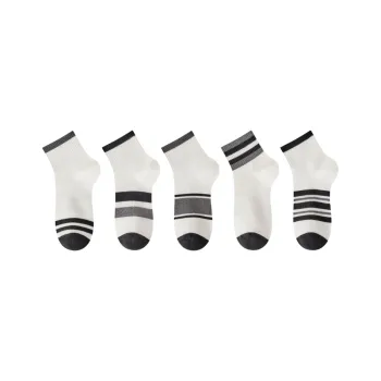 FAIRWHALE Ankle Socks Unisex 5 Pack