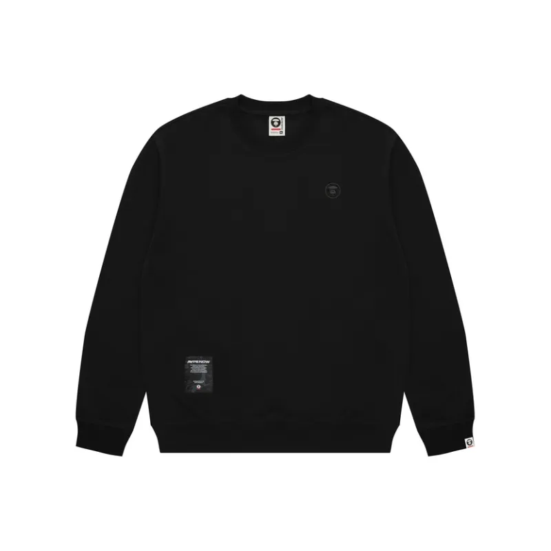 Aape Logo patch Crew neck Sweatshirt-0