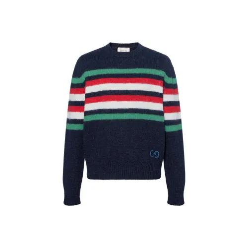 GUCCI GG detail Striped Jumper