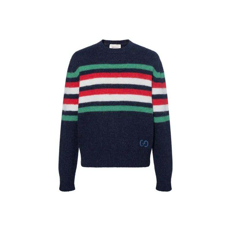 GUCCI GG detail Striped Jumper-0