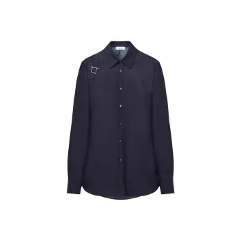 Alexander McQueen T Bar Shirt Men's Indigo