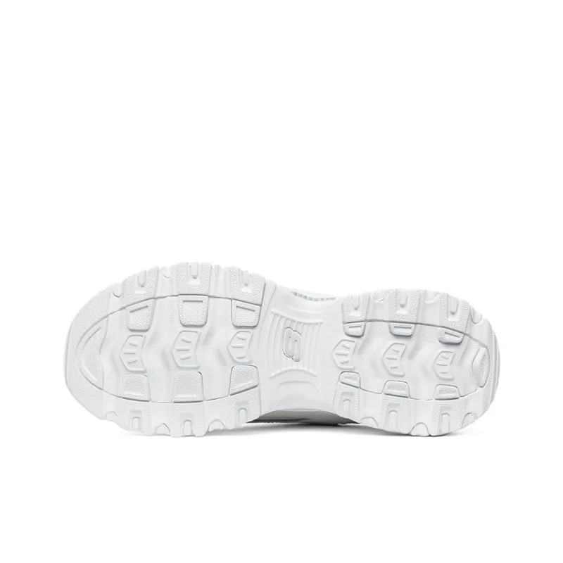 Skechers D Lites 1.0 White/Silver Women's-5