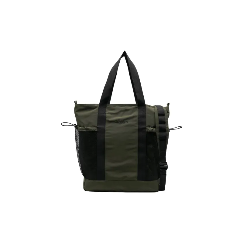 Carhartt WIP Polyester Tote Bag, Shopping Bag, Handbag Regular Men's Green & Black-0