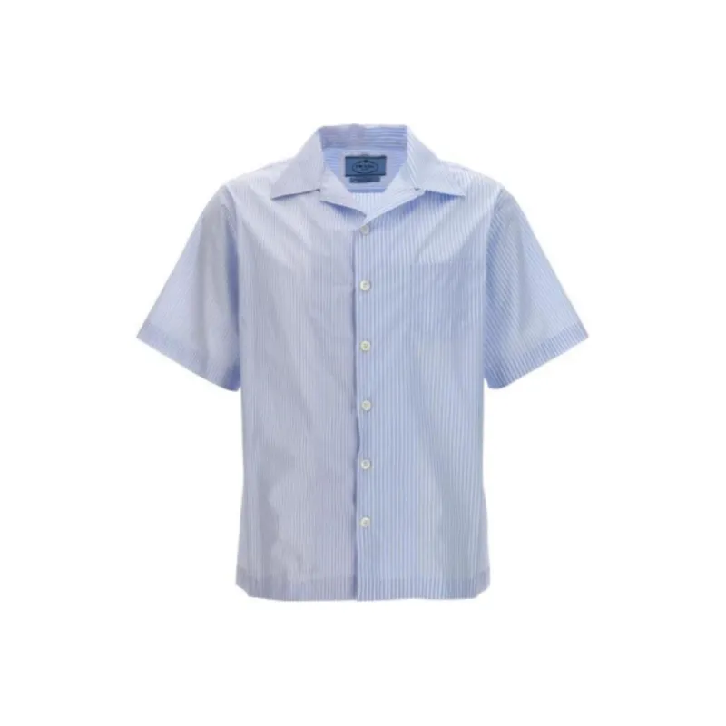 PRADA Striped Short Sleeved Shirt-0