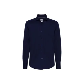 Brunello Cucinelli Spread collar Cotton Shirt