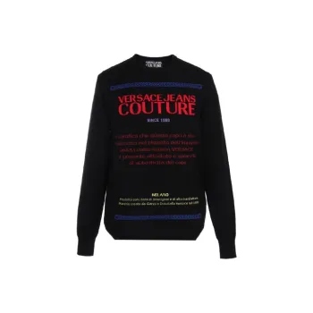 VERSACE JEANS COUTURE Sweater Men's Black
