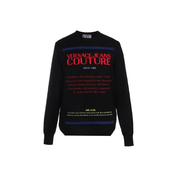 VERSACE JEANS COUTURE Sweater Men's Black-0