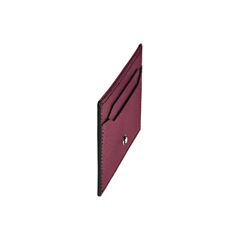 MONTBLANC Calfskin Card Holder Men's Dark Burgundy-1