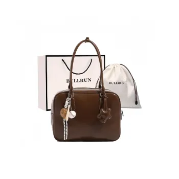 Bullrun Artificial Leather Shoulder Bag Regular Women's Black/Gray/White