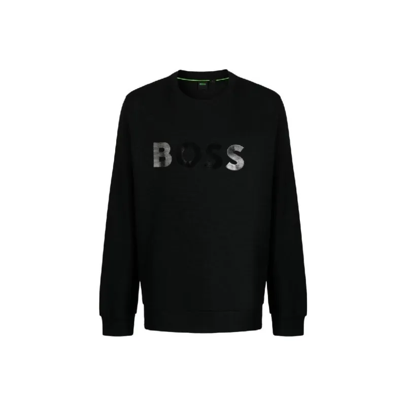 HUGO BOSS Salbo Mirror Cotton Sweatshirt-0