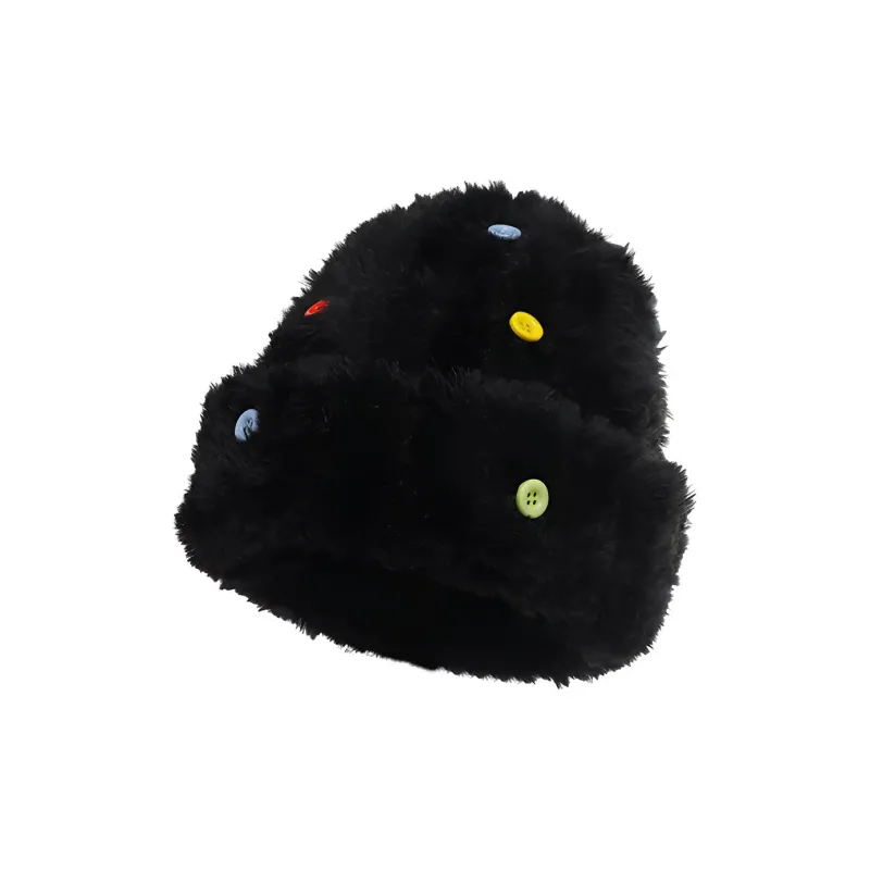 FREE RABBITⅡ Plush Yarn Beanies Unisex-1