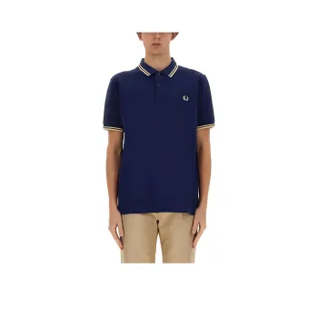 FRED PERRY Polo Shirt Men's Blue
