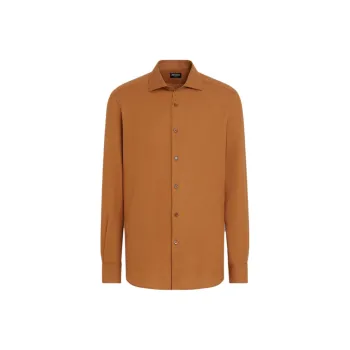 Ermenegildo Zegna Cashco Long Sleeved Shirt