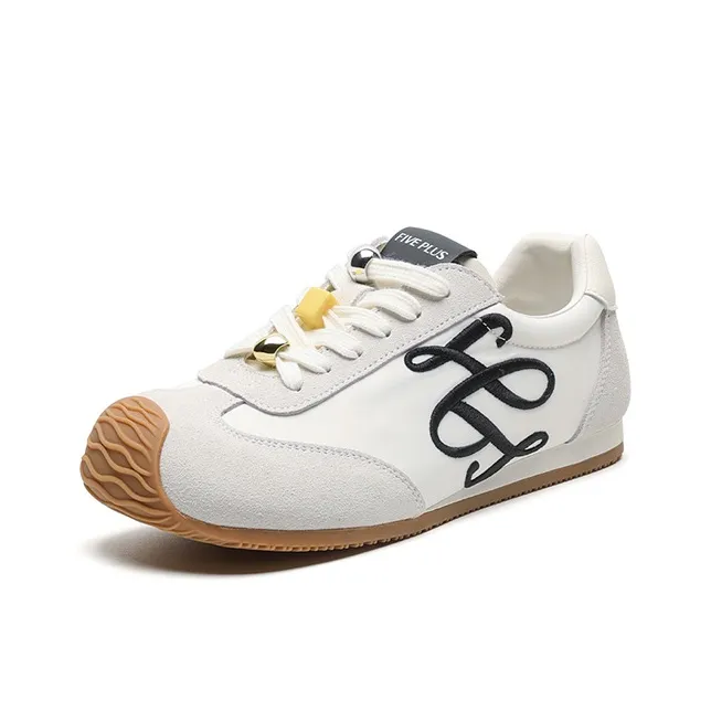 FIVE PLUS Slip Resistant Cushioning Lightweight Low Top Skateboard Shoes Women's-1