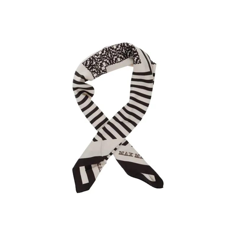 MaxMara Silk Scarves Women's Brown-1