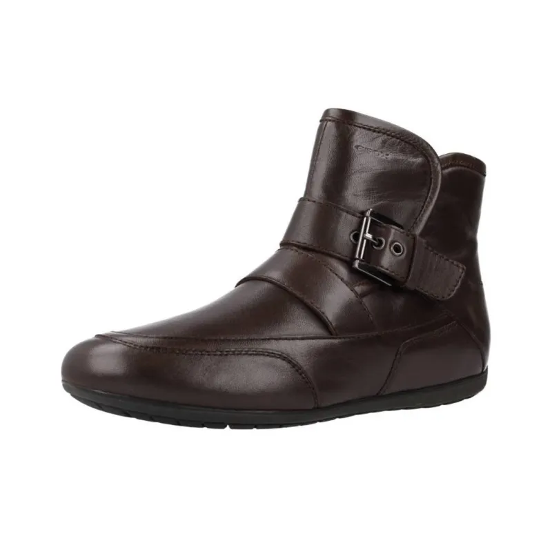 GEOX NEW MOENA Ankle Boots Women's Brown-3